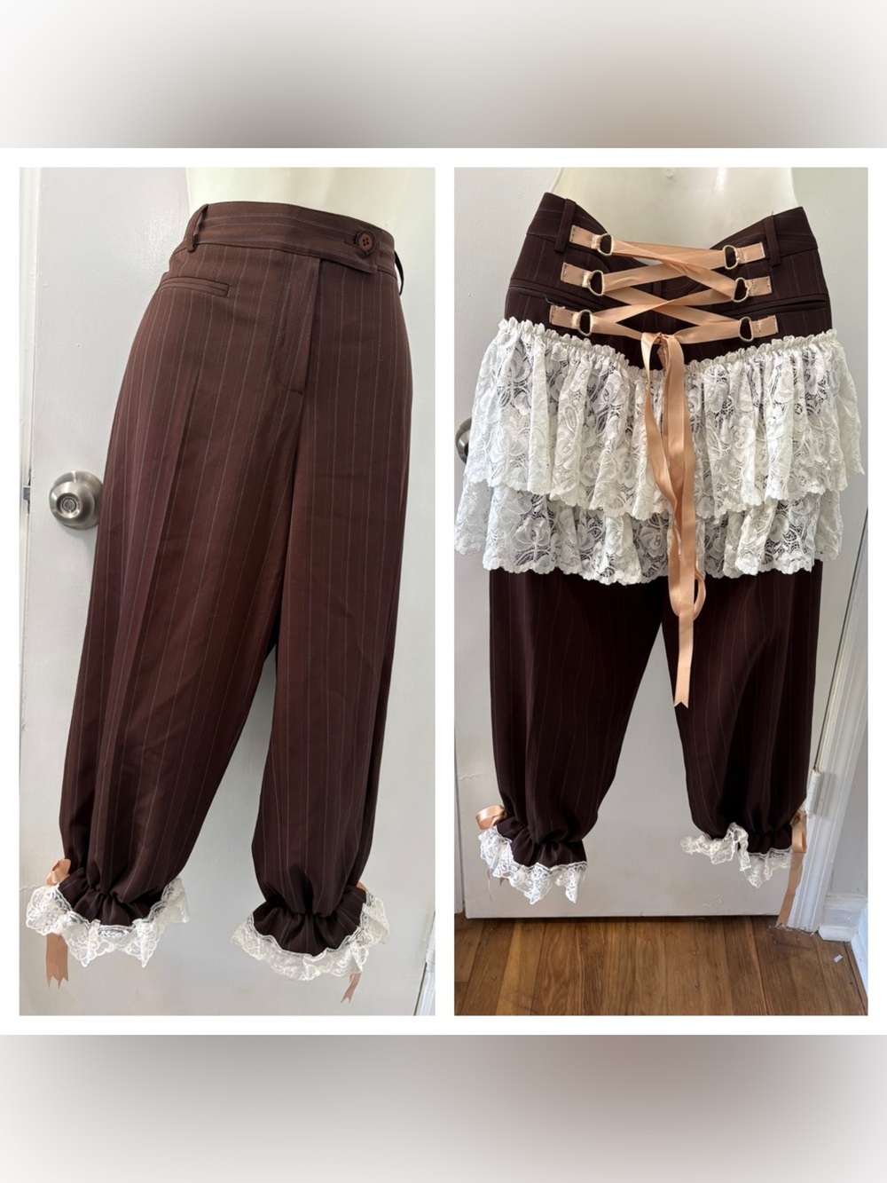 Steampunk corset pants